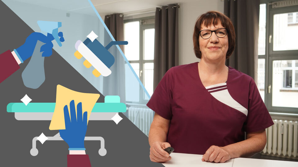 Vorschaubild zum Kurs: OP-Reinigung: Qualifizierte Flächendesinfektion
