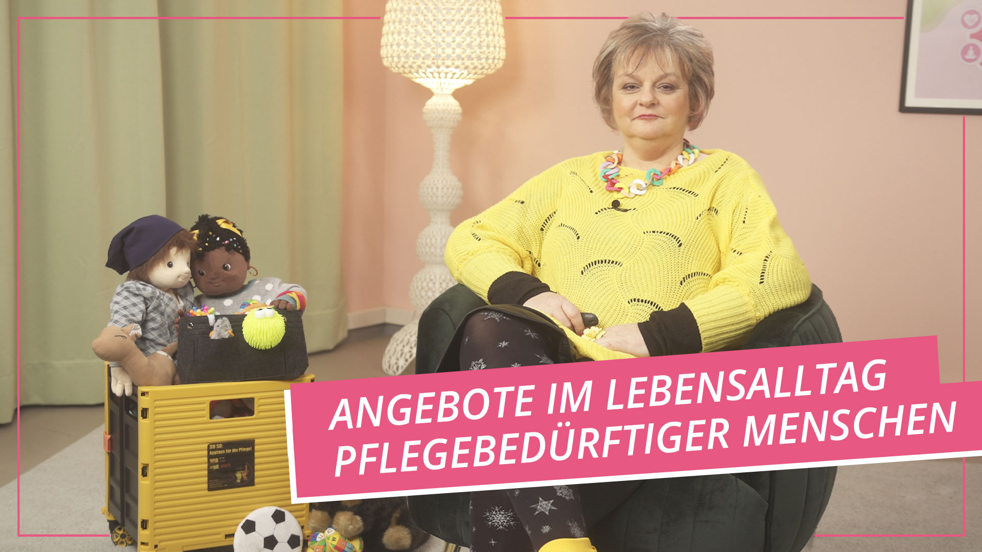 Vorschaubild zum Kurs: Angebote im Lebensalltag pflegebedürftiger Menschen: Methoden und Materialien