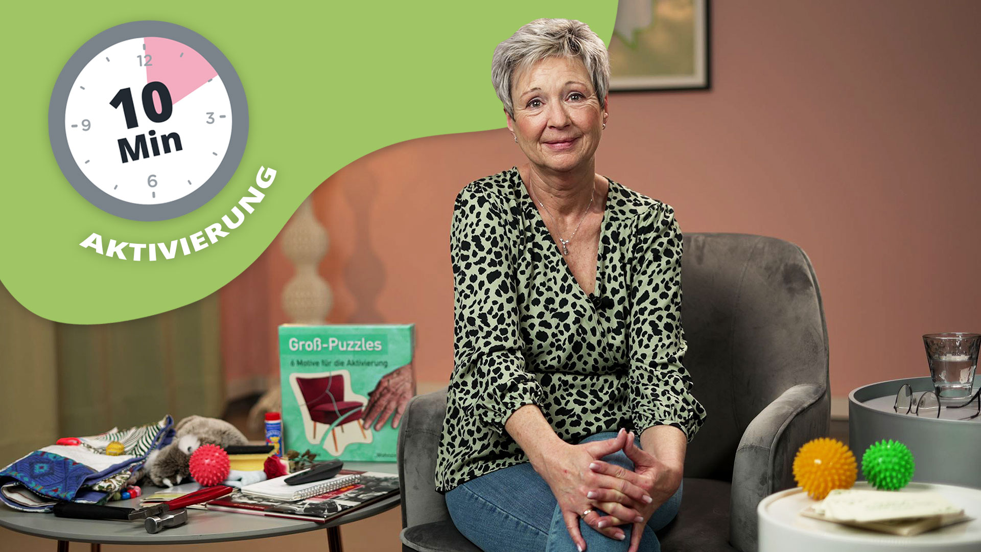 Vorschaubild zum Kurs: 10-Minuten-Aktivierung: Tipps und Inspirationen für Ihre Betreuungspraxis