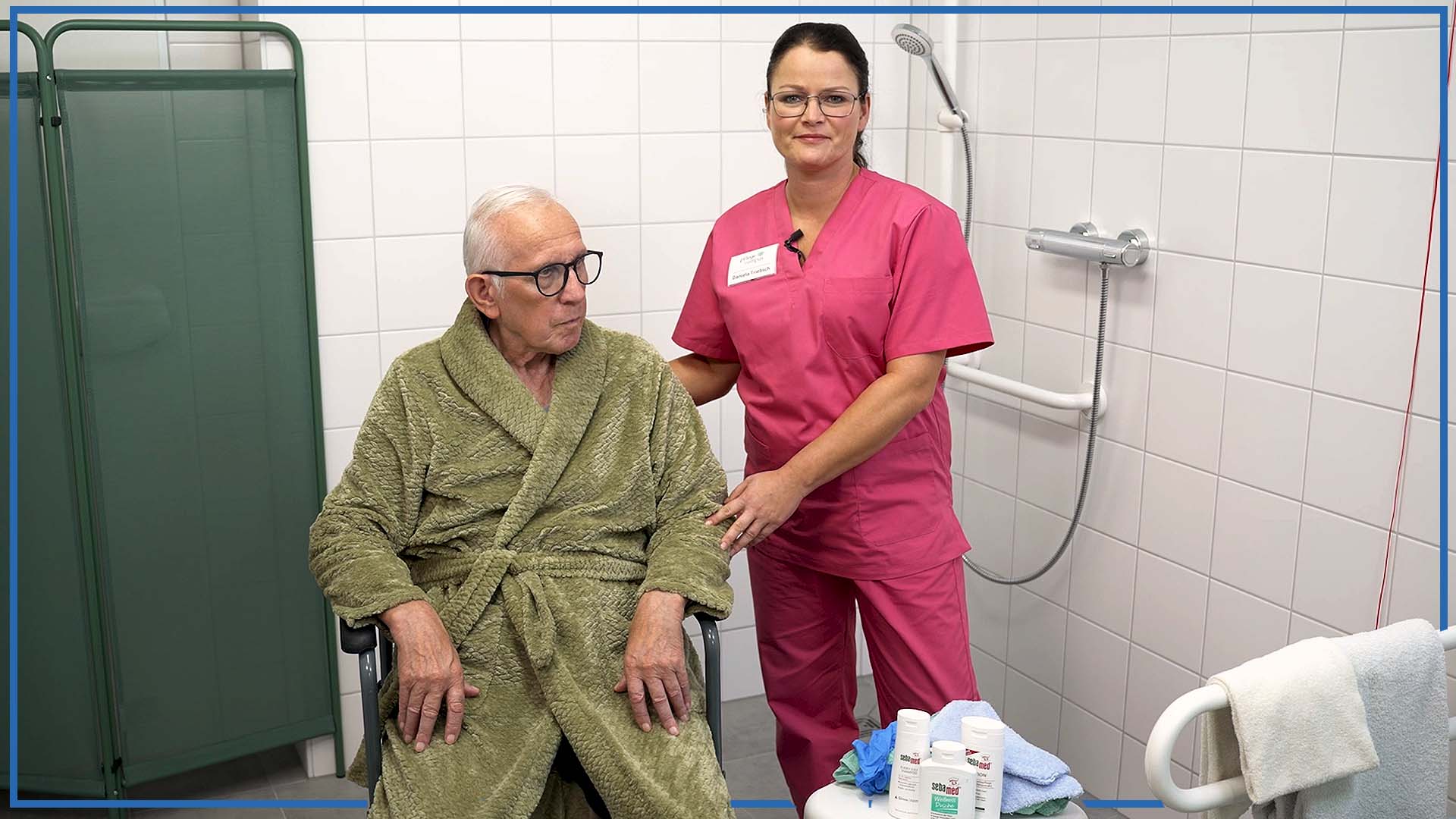 Vorschaubild zum Kurs: Duschen: Tipps zur praktischen Durchführung der Körperpflege