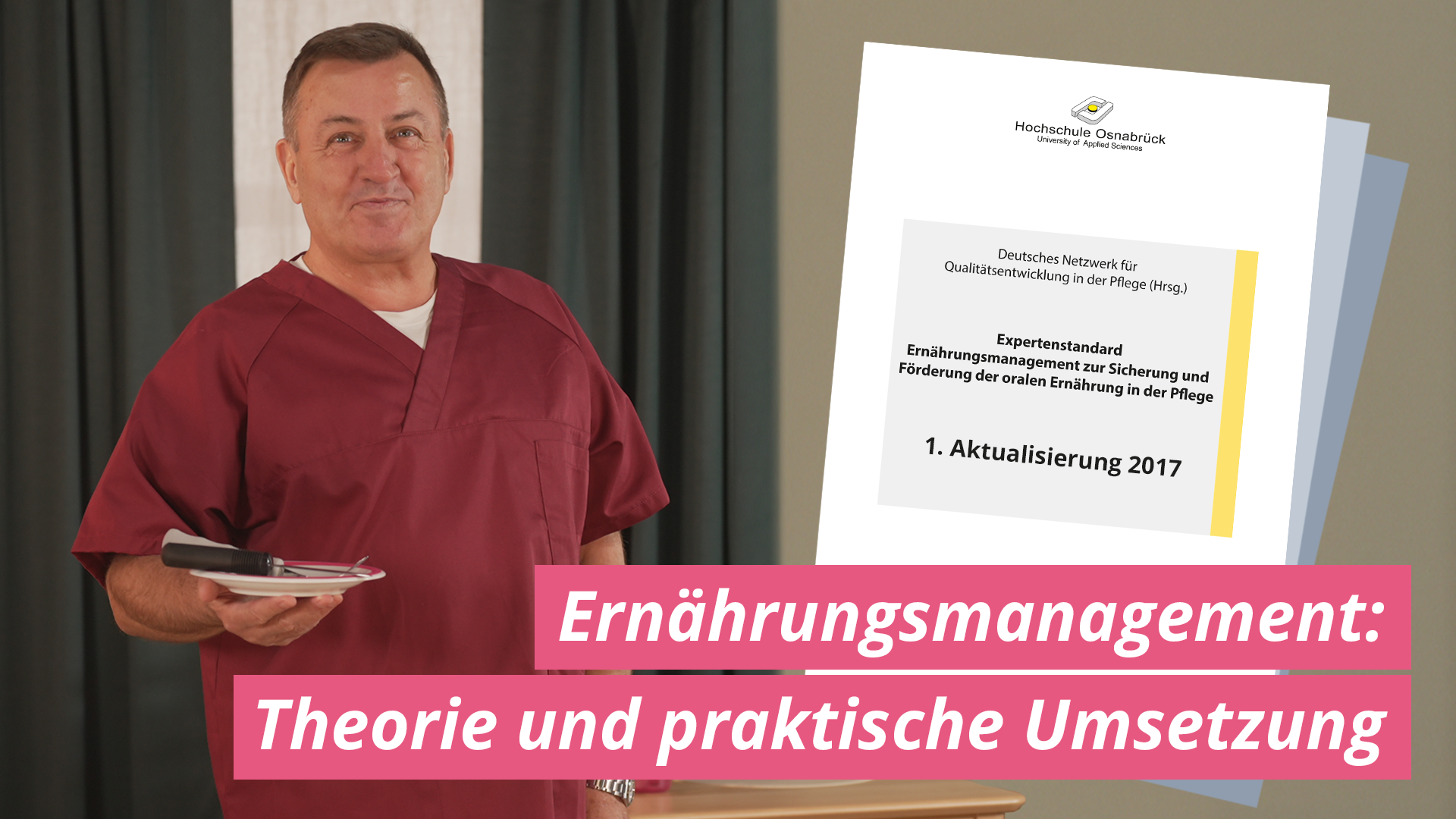Vorschaubild zum Kurs: Ernährungsmanagement: Theorie und praktische Umsetzung in der Pflege