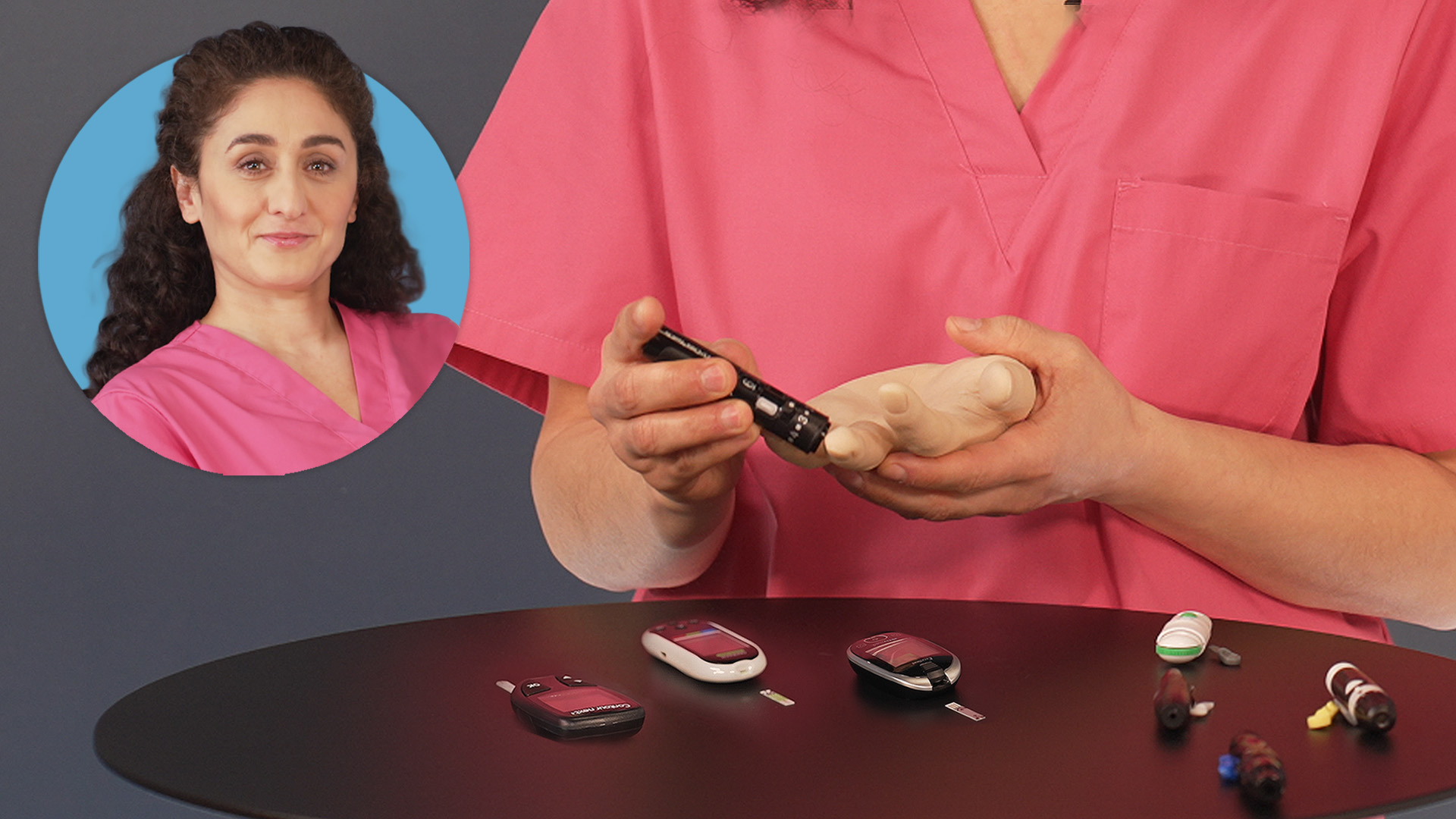 Vorschaubild zum Kurs: Umgang mit Blutzuckermessgeräten und Stechhilfen