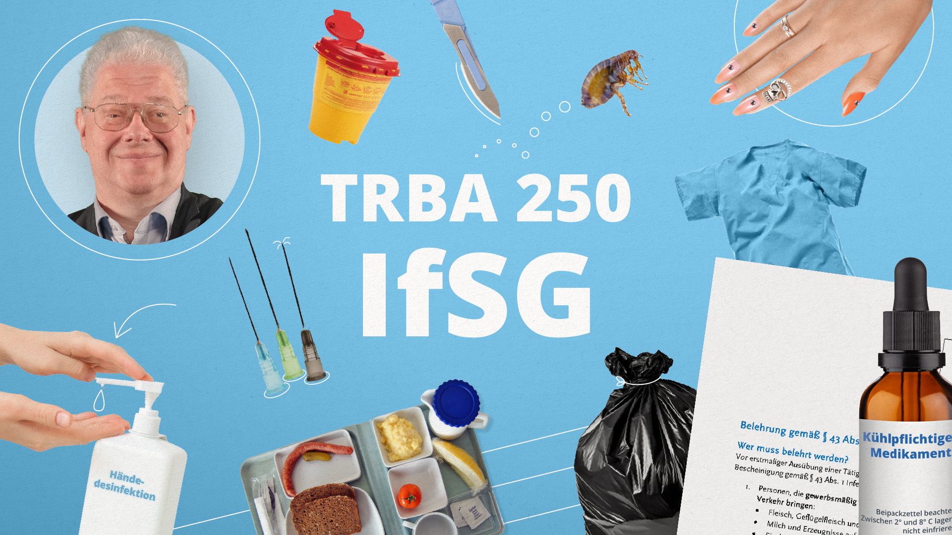 Vorschaubild zum Kurs: Pflichtunterweisung Hygiene in der Pflege (IfSG und TRBA 250)