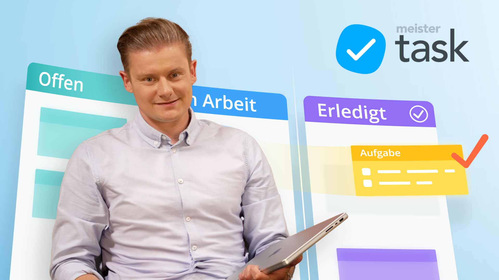 Vorschaubild zum Kurs: Digitale Tools einsetzen: »MeisterTask«