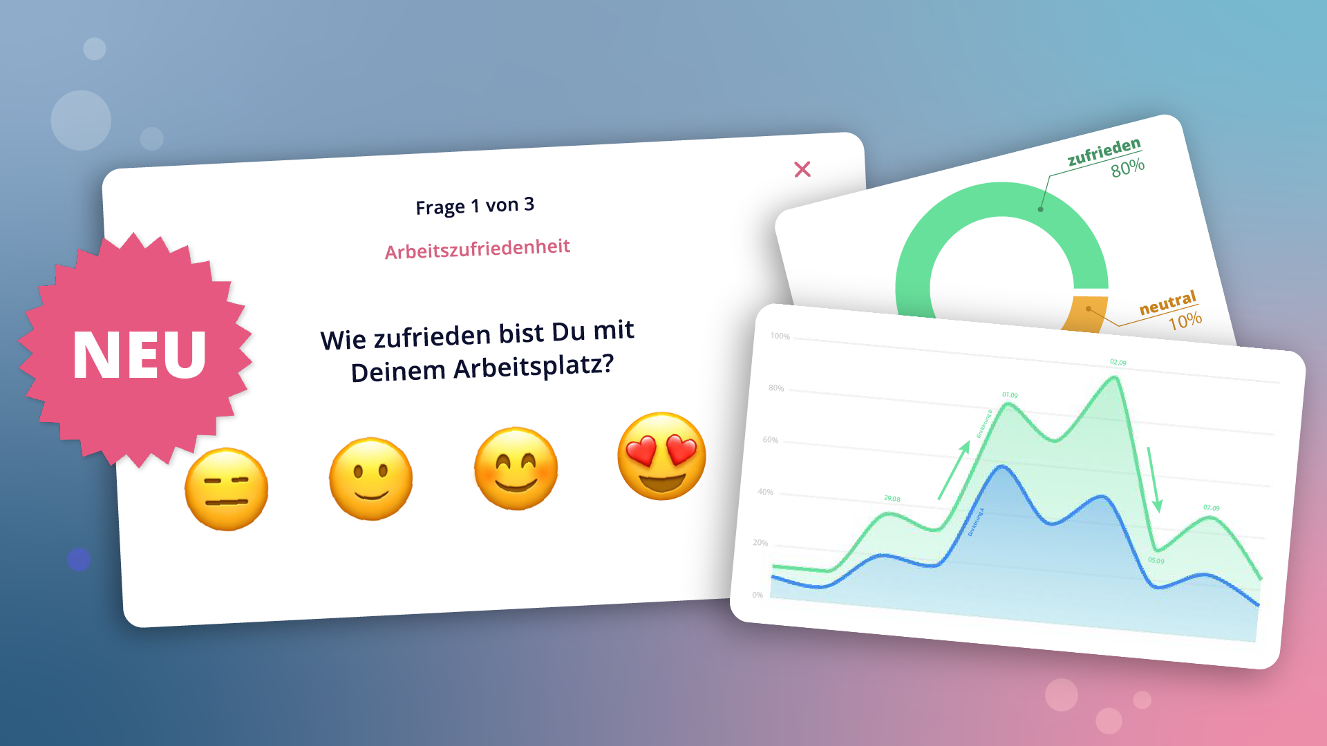 Vorschaubild zum Kurs: NEU: Umfragetool - digitale Umfragen für wertvolles Mitarbeiterfeedback