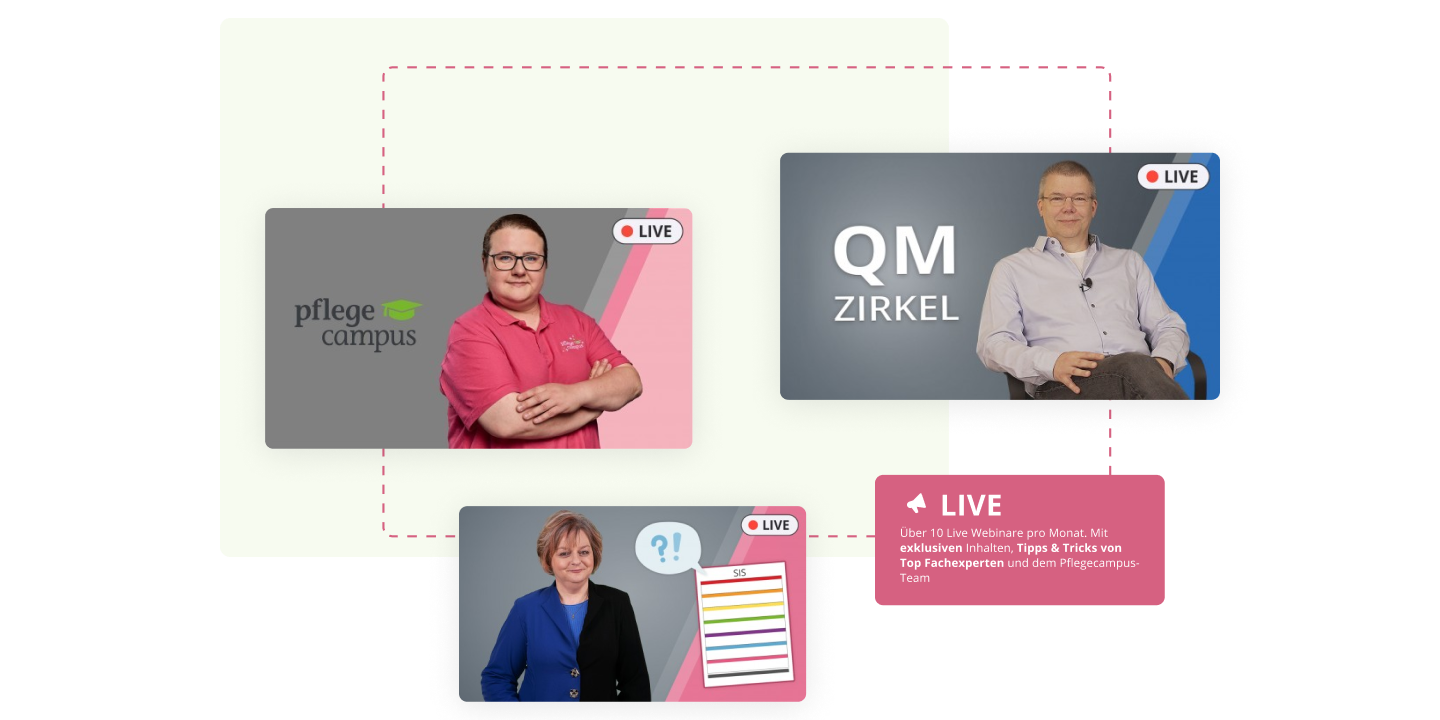 Keyvisual für Webinare: Personen in einer Online-Konferenz