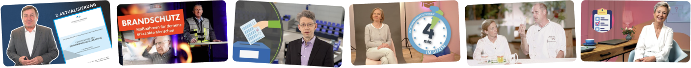 Übersicht der Pflegecampus Kursbibliothek auf einem Tablet